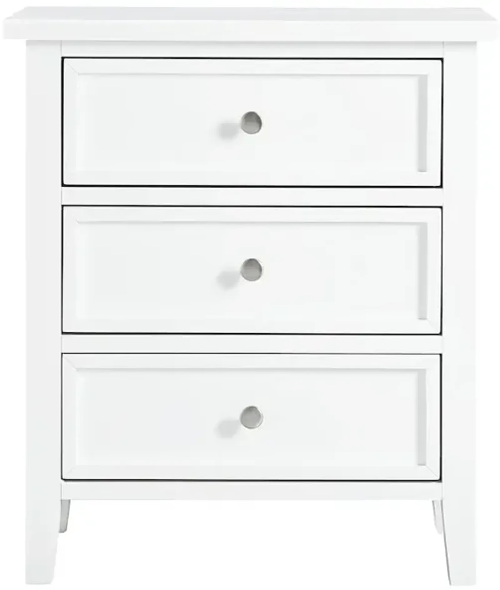 Comfort Pointe Lennon 3-drawer Nightstand - White