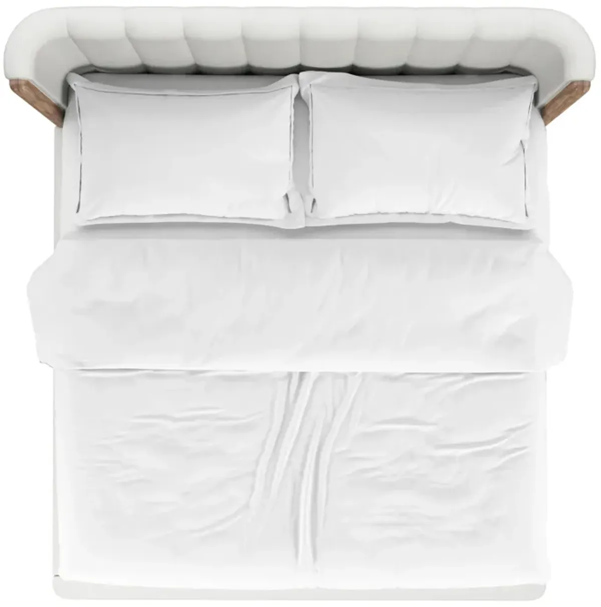 Portico Queen Upholstered Shelter Bed