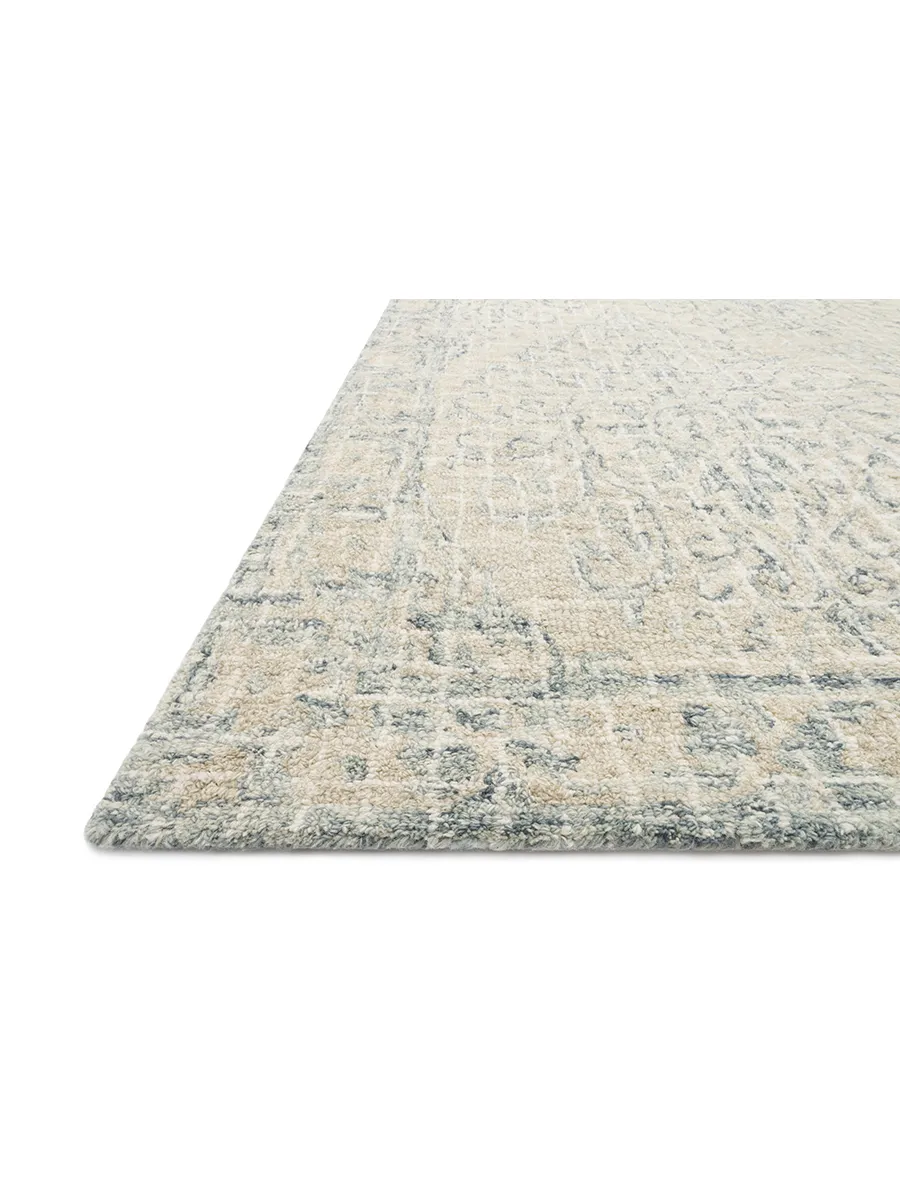 Tatum TW05 Natural/Sky 5' x 7'6" Rug