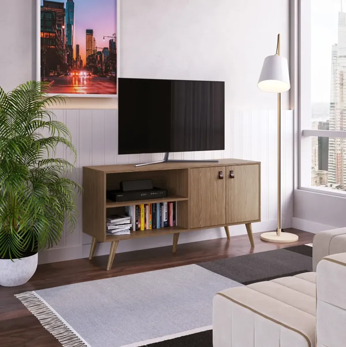 Amber Brown TV Stand