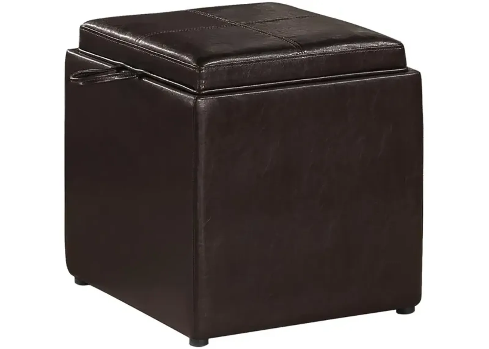 Convience Concept, Inc. Park Avenue Single Ottoman with Stool and Reversible Tray