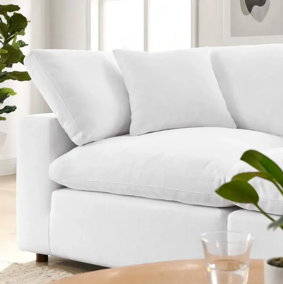 Ashton Upholstered Fabric Sectional Sofa