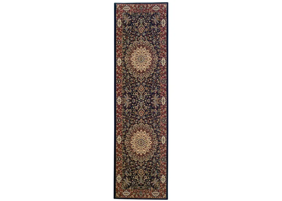 Ariana 2'7" x 9'4" Blue Rug