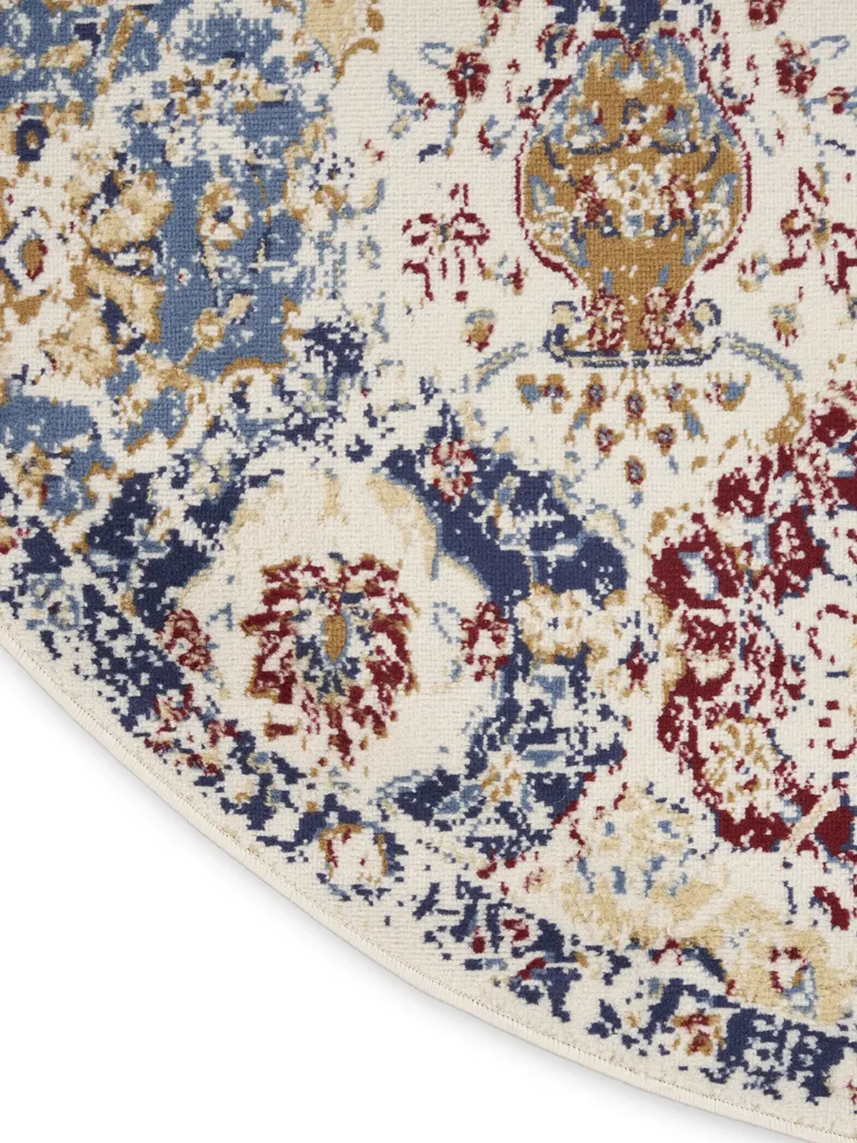 Grafix GRF31 Turquoise/Multicolor 5'3" x Round Rug