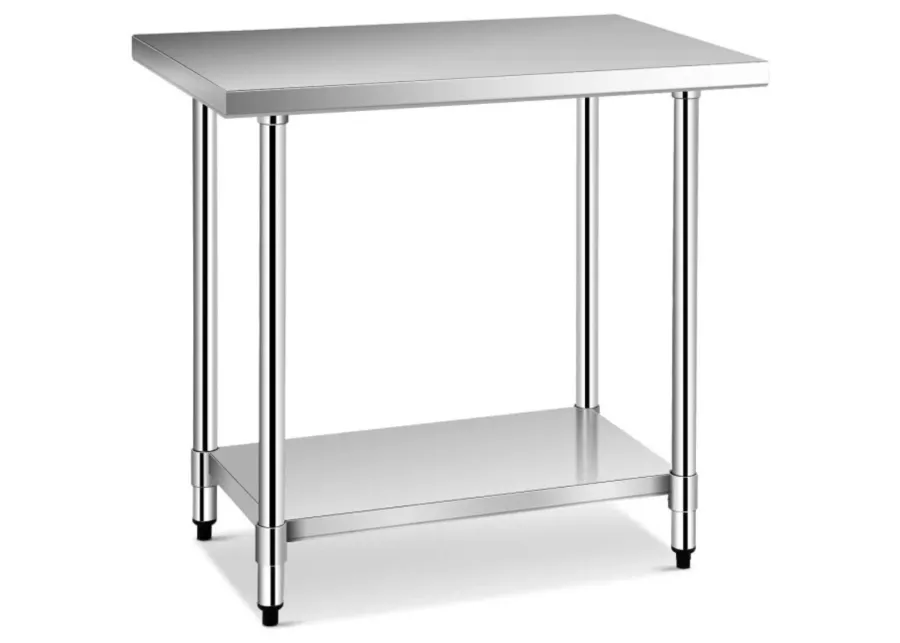 Hivvago Commercial Kitchen Stainless Steel Work Table