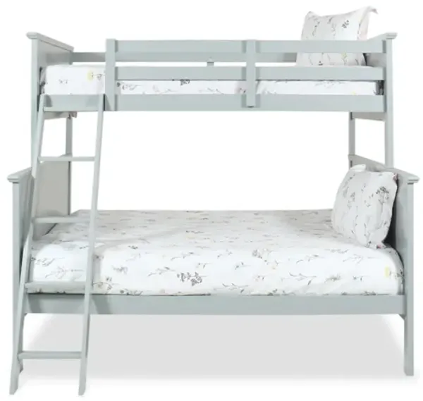 Hunter Hill Gray Twin Over Full Bunk Bed