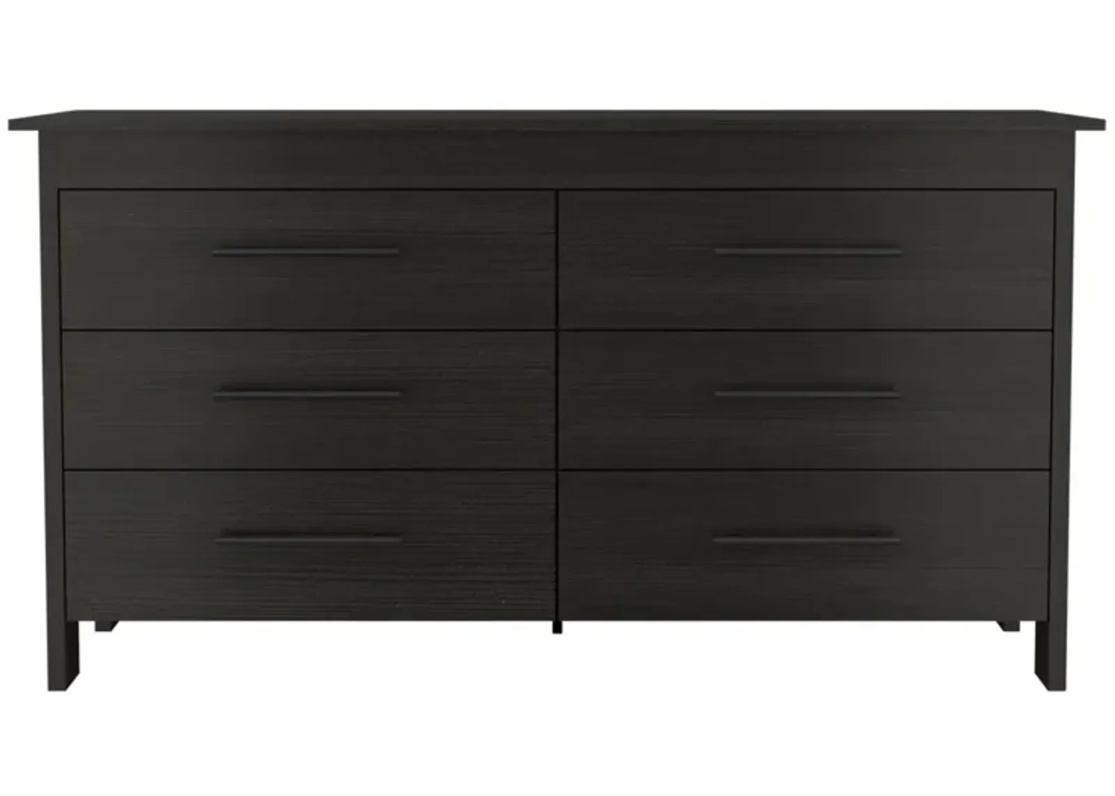 Southington 6-Drawer Rectangle Dresser Black Wengue