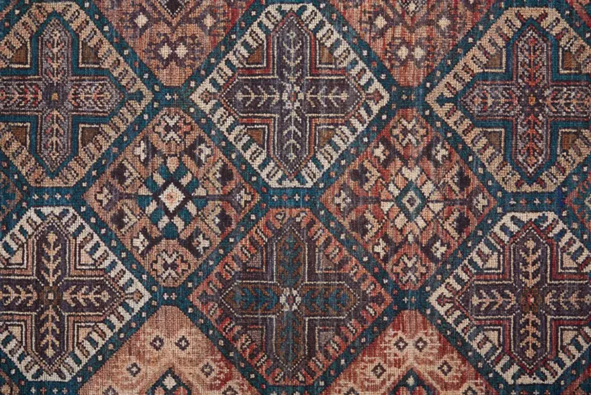 Rawlins 39HKF Brown/Red/Ivory 2' x 3' Rug