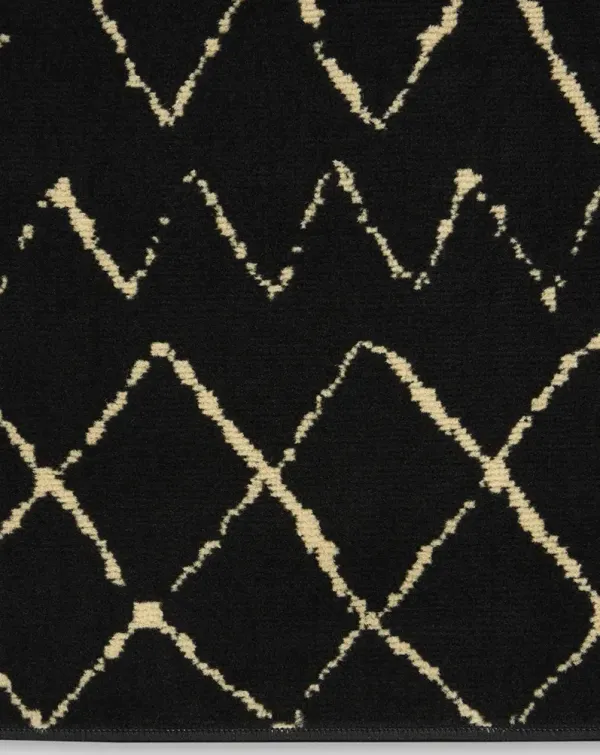 Grafix GRF04 Black 7'10" x 9'10" Rug