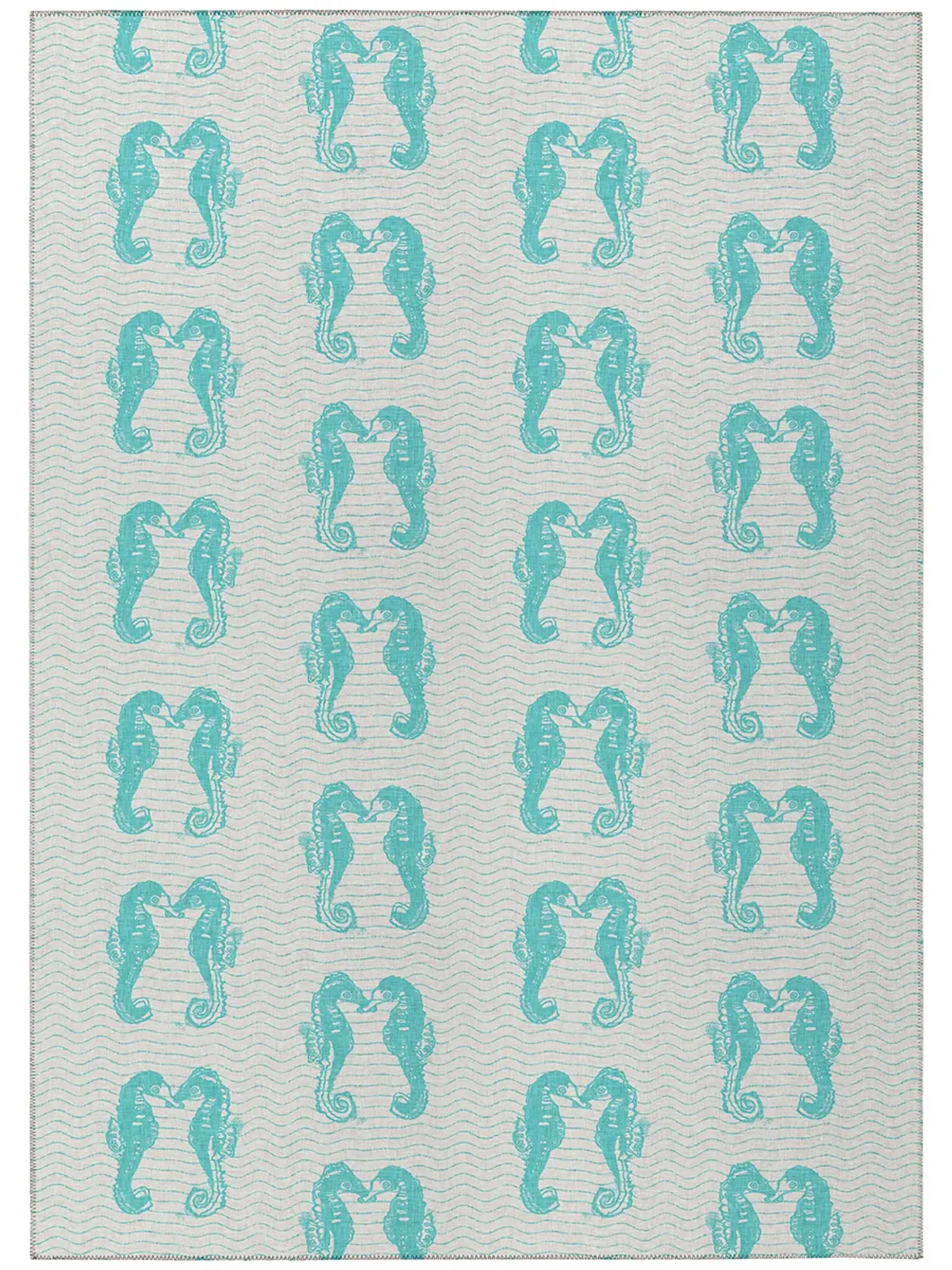 Seabreeze SZ15 Teal 8' x 10' Rug