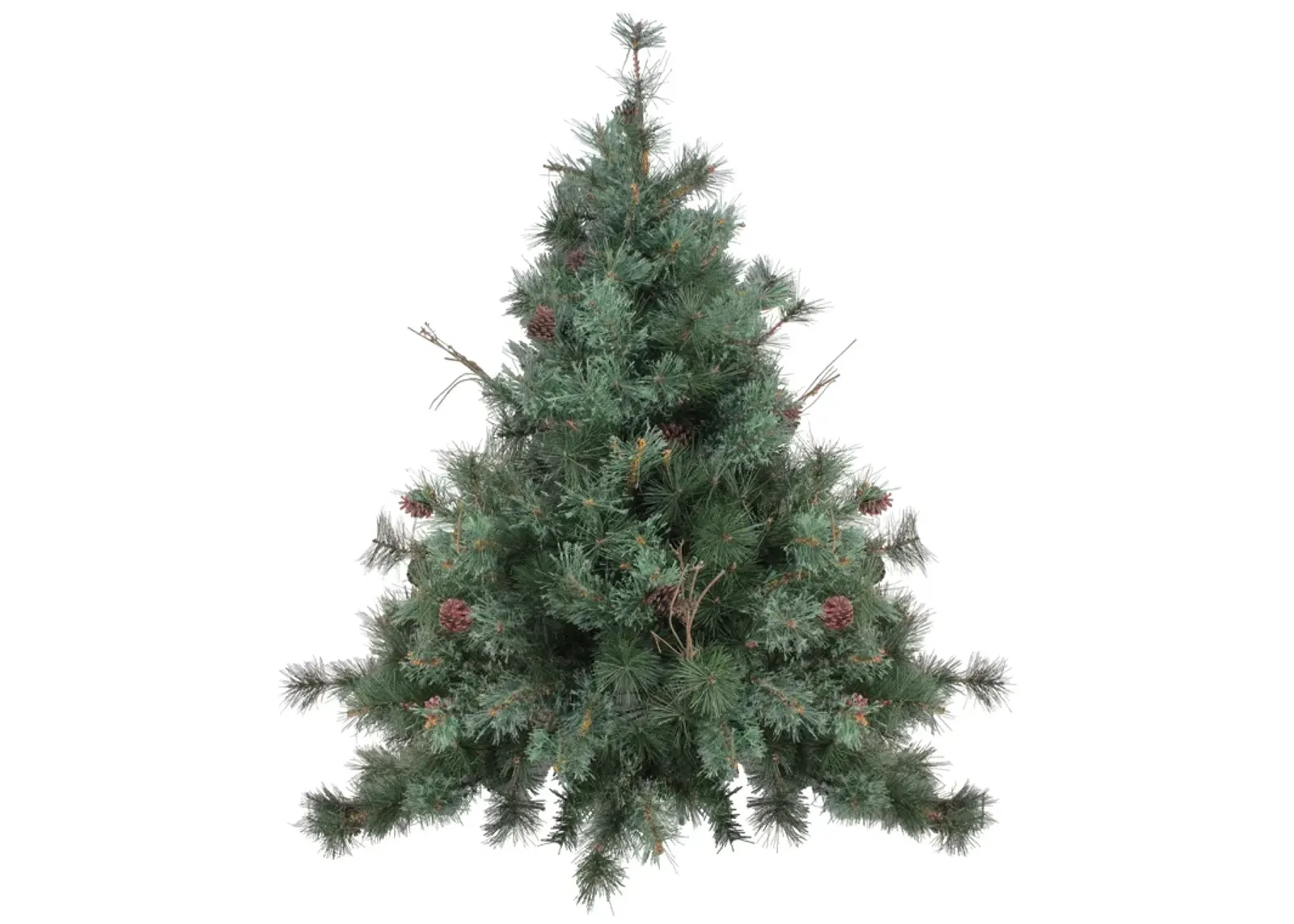 4' Country Mixed Pine Artificial Christmas Wall or Door Tree - Unlit