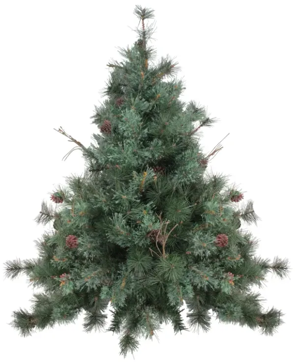 4' Country Mixed Pine Artificial Christmas Wall or Door Tree - Unlit