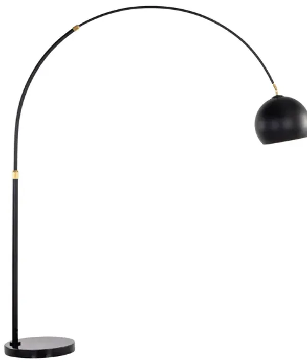 Vern Black Floor Lamp