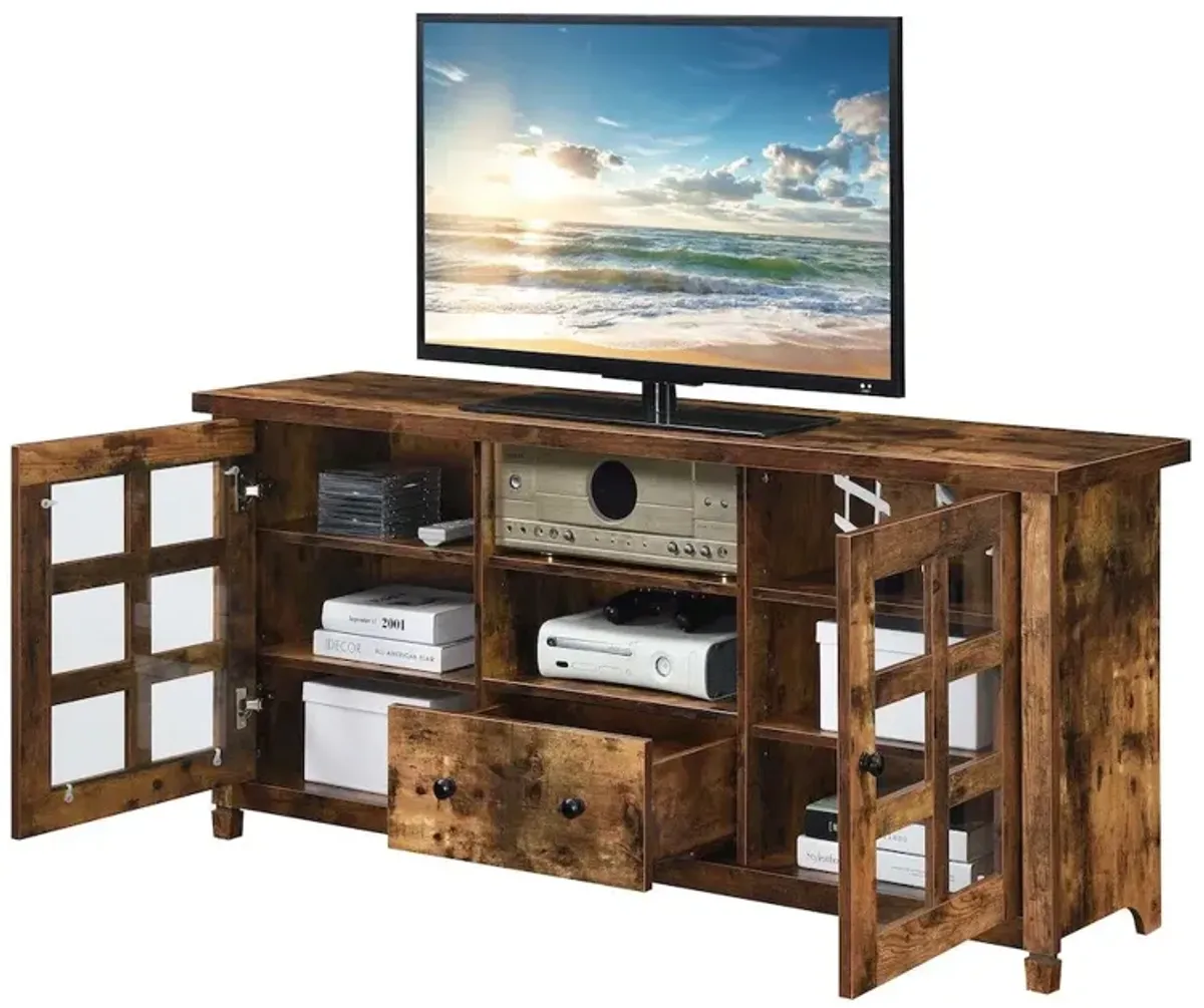 Convenience Concepts 1 Drawer TV Stand with Storage Cabinets and Shelves for TVs up to 65 Inches