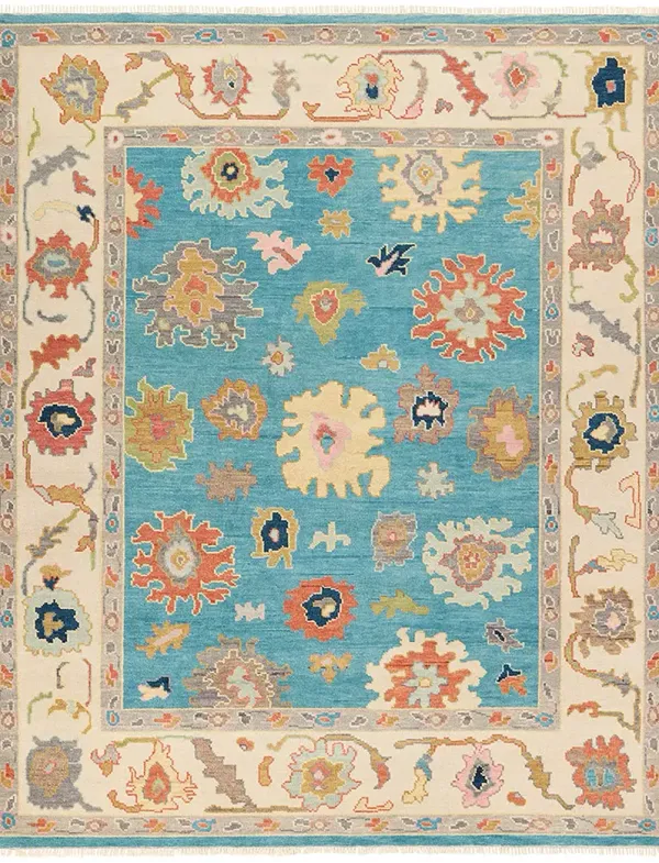 Everly Faye Blue 6' x 9' Rug