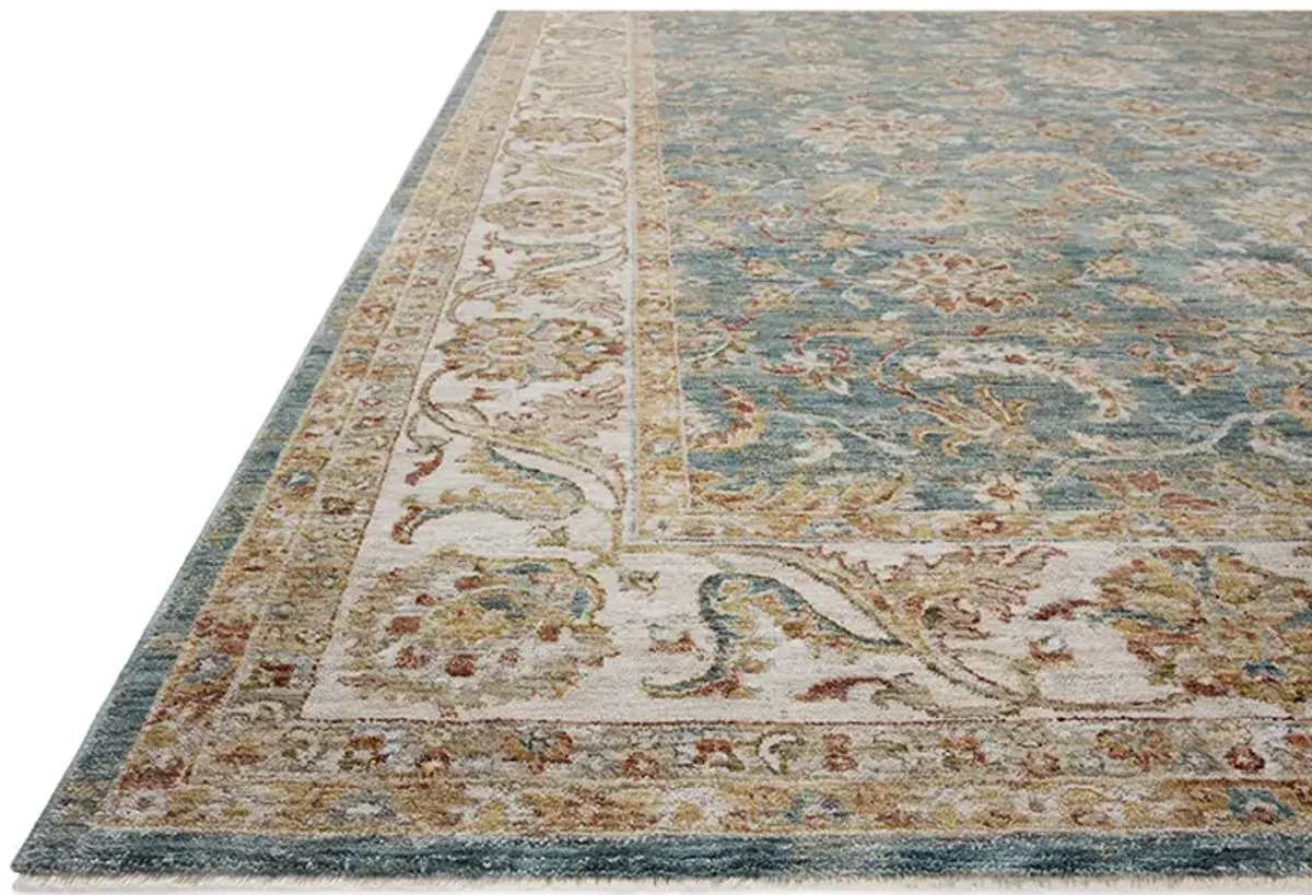 Gaia Ocean/Multi 2'6" x 10'0" Runner Rug