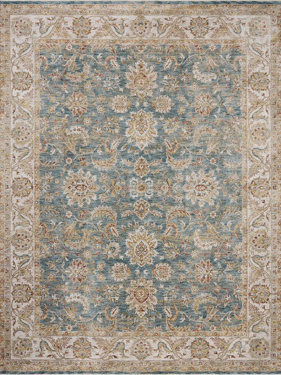 Gaia Ocean/Multi 2'6" x 10'0" Runner Rug