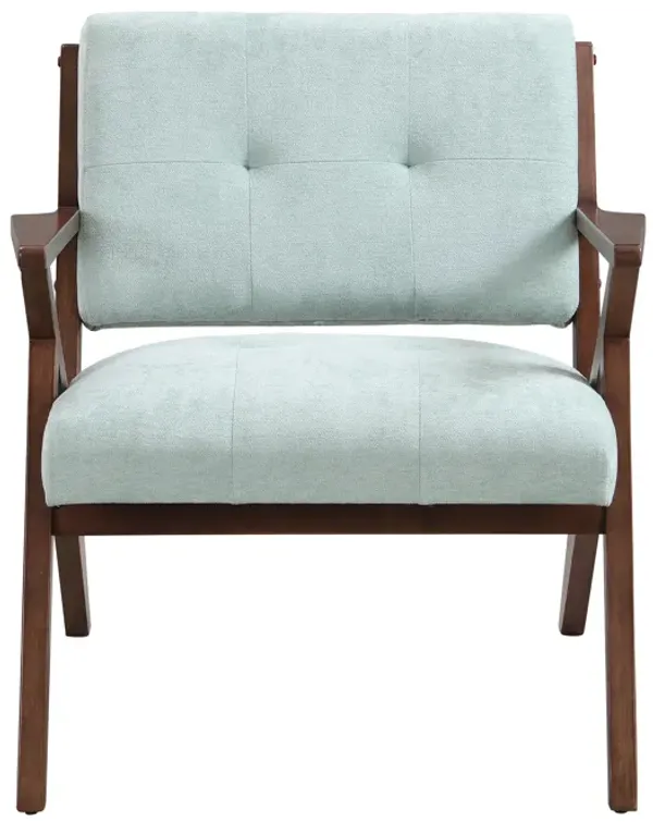 Merax Mid-Century Modern Accent Chair with Plush Cushions