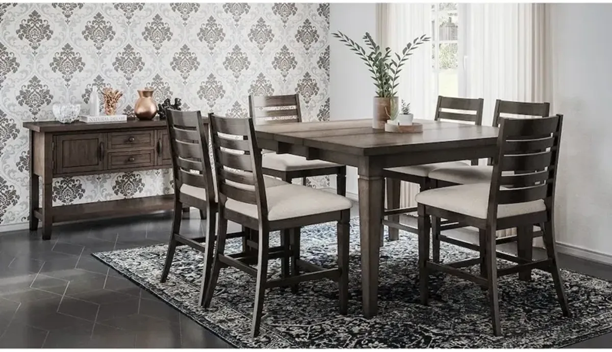 Jofran Lincoln Square Contemporary Extension 84 Dining Table