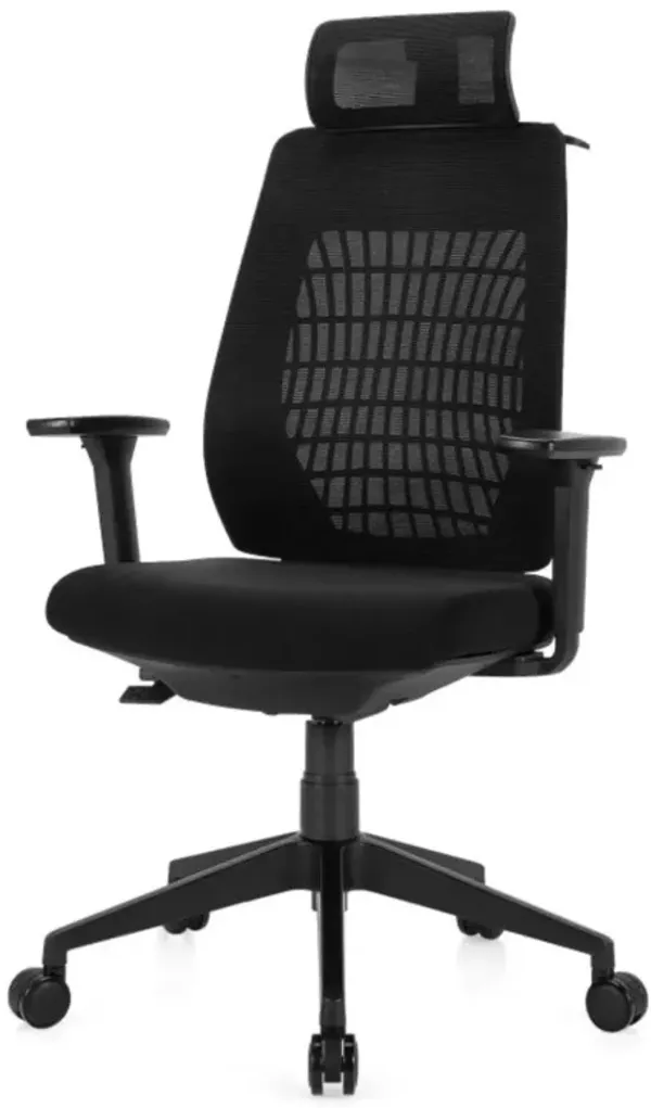 High Back Mesh Office Chair with Clothes Hanger