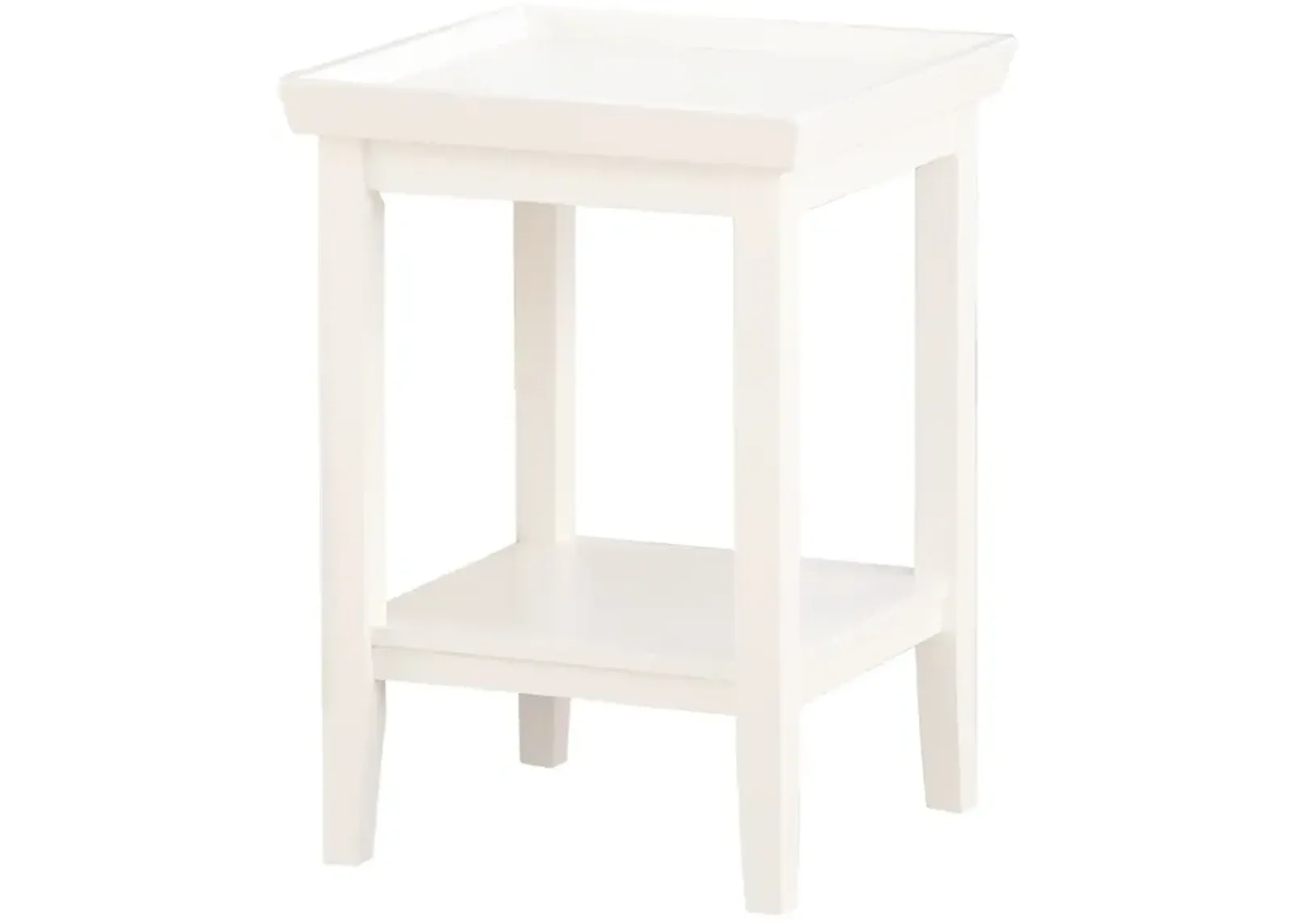 Convenience Concepts Ledgewood End Table, White