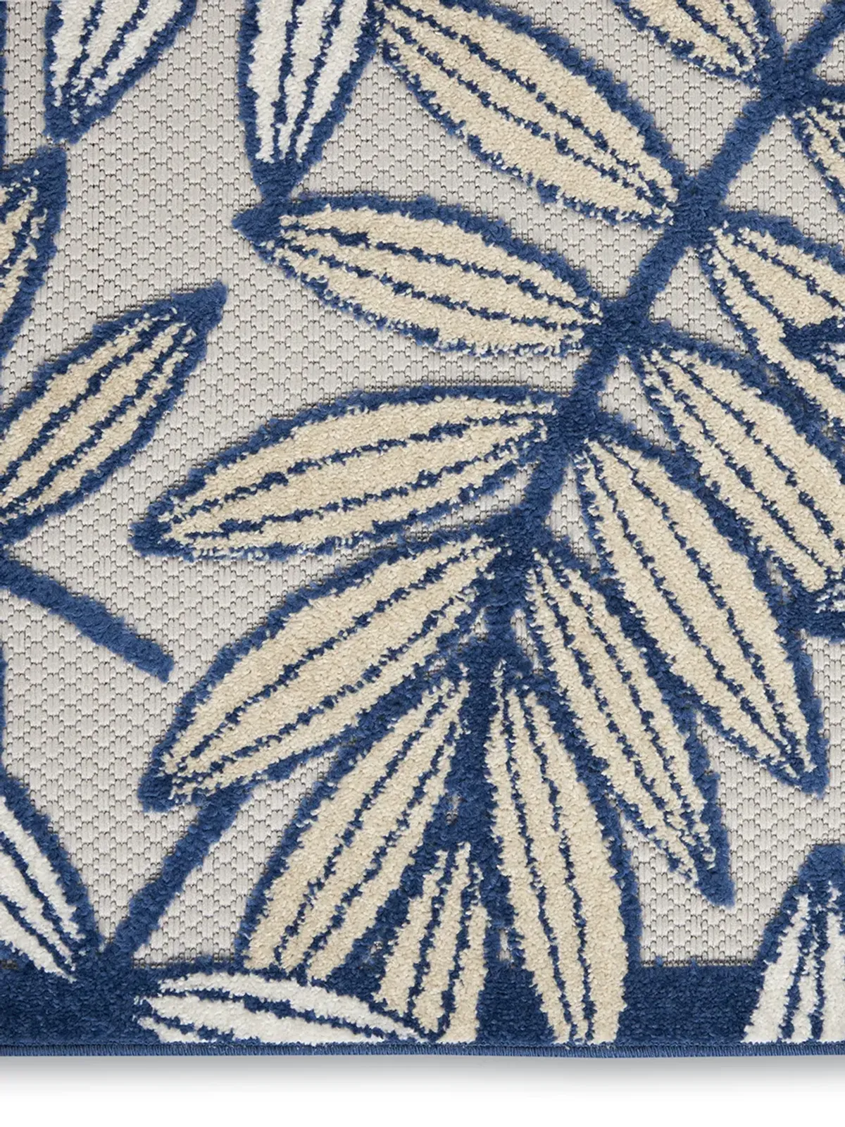 Aloha ALH18 Ivory/Navy 7' x 10' Rug