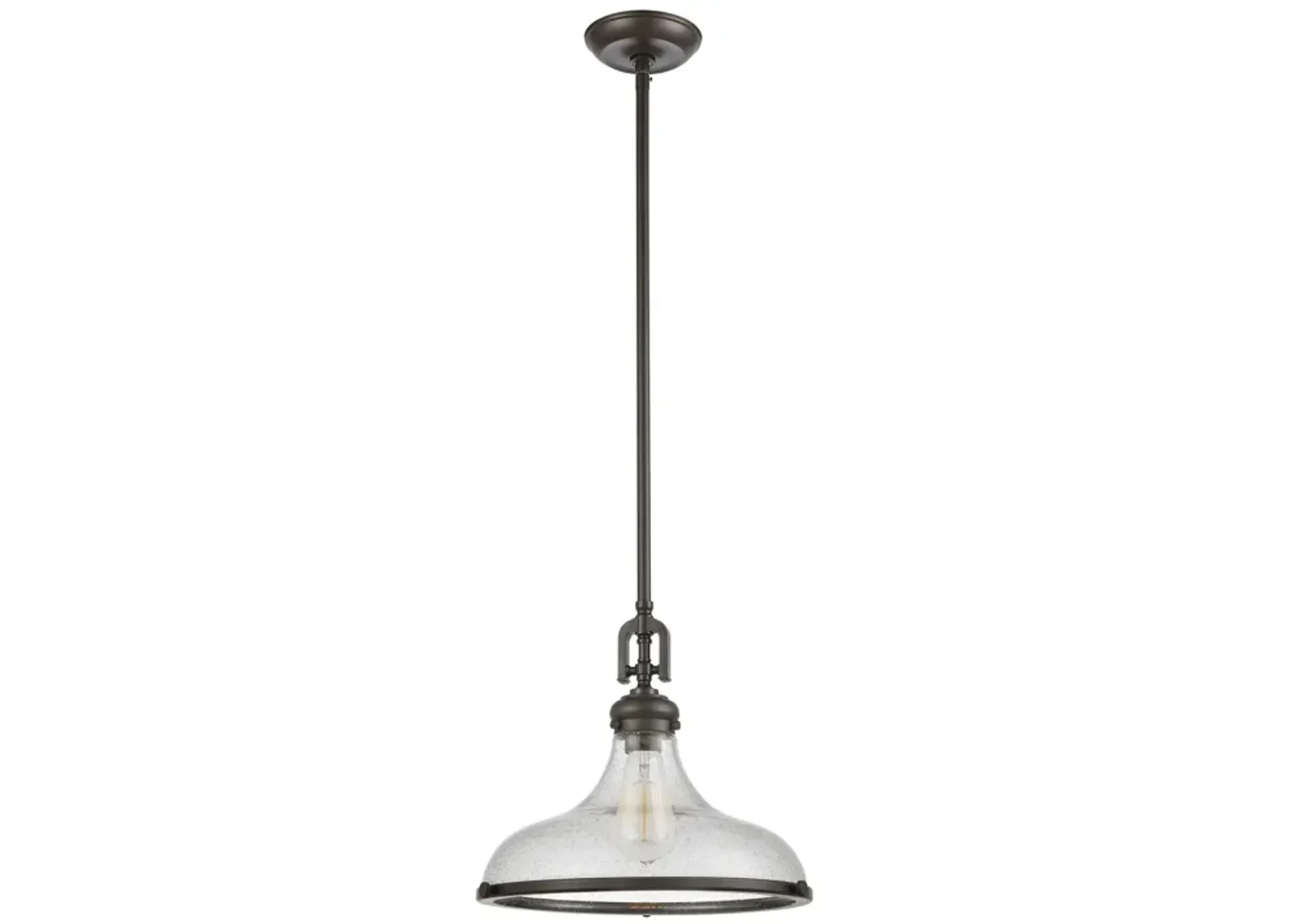 Rutherford 15'' Wide 1-Light Bronze Pendant