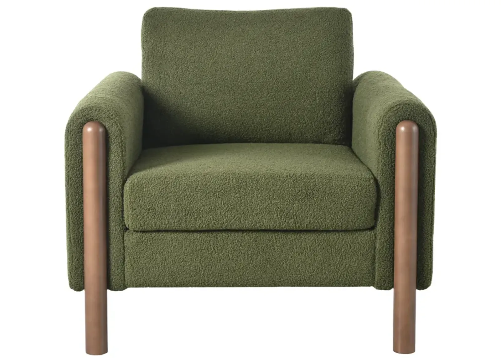 Merax Teddy Upholstered Single Sofa Accent Chair