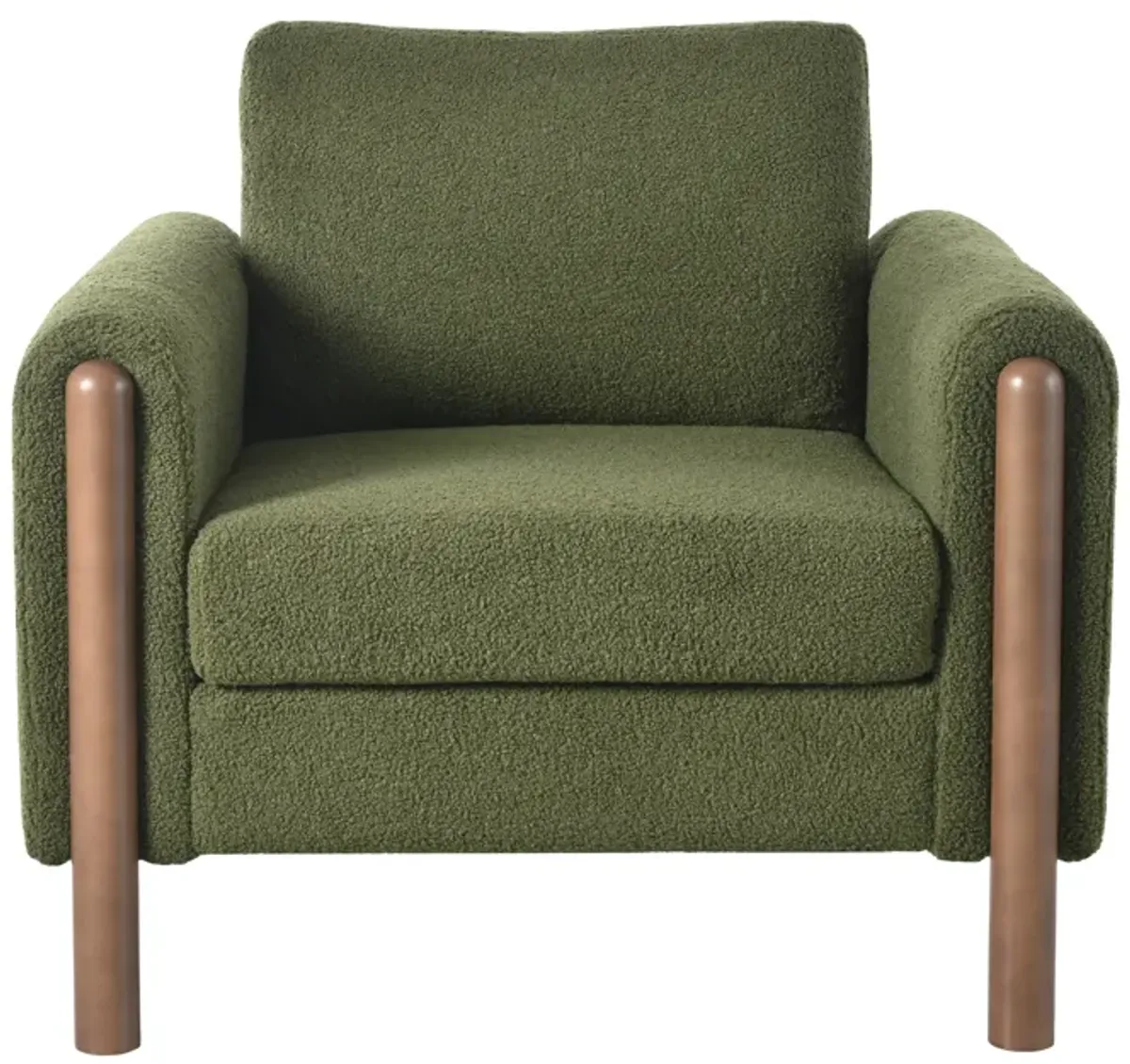 Merax Teddy Upholstered Single Sofa Accent Chair