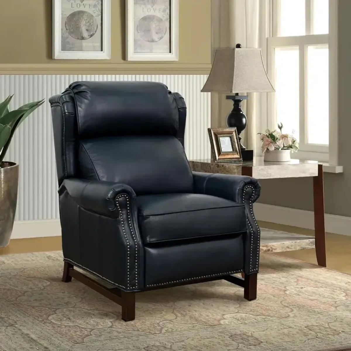 Barcalounger 7-3164 Thornfield Recliner, Blue