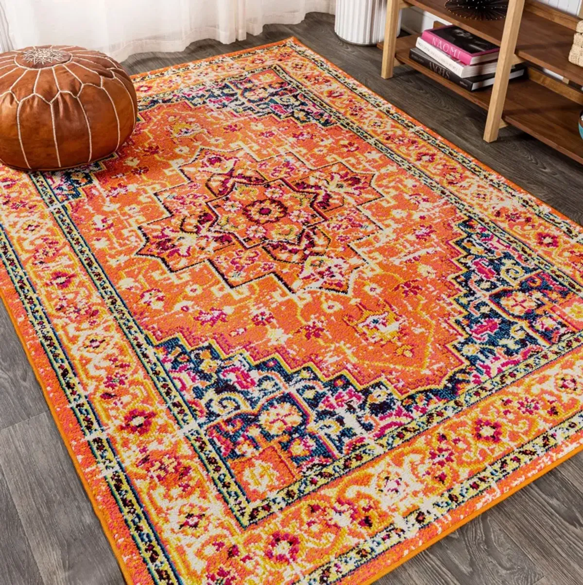 Brooklyn Geometric Medallion Area Rug