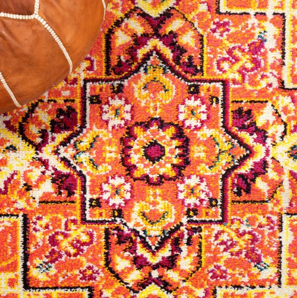 Brooklyn Geometric Medallion Area Rug