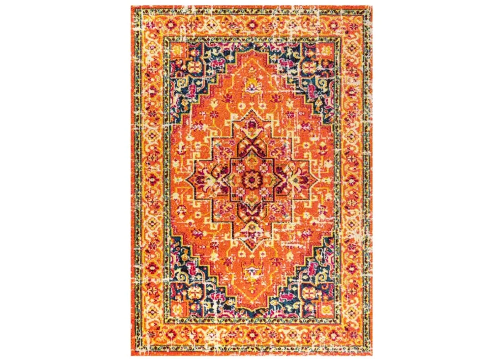 Brooklyn Geometric Medallion Area Rug