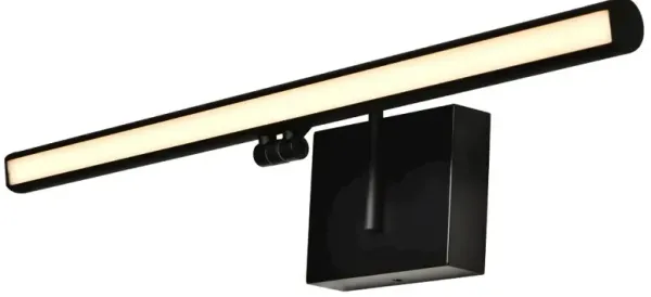 VONN Lighting Integrated LED Bathroom Wall Lighting Fixture in Black