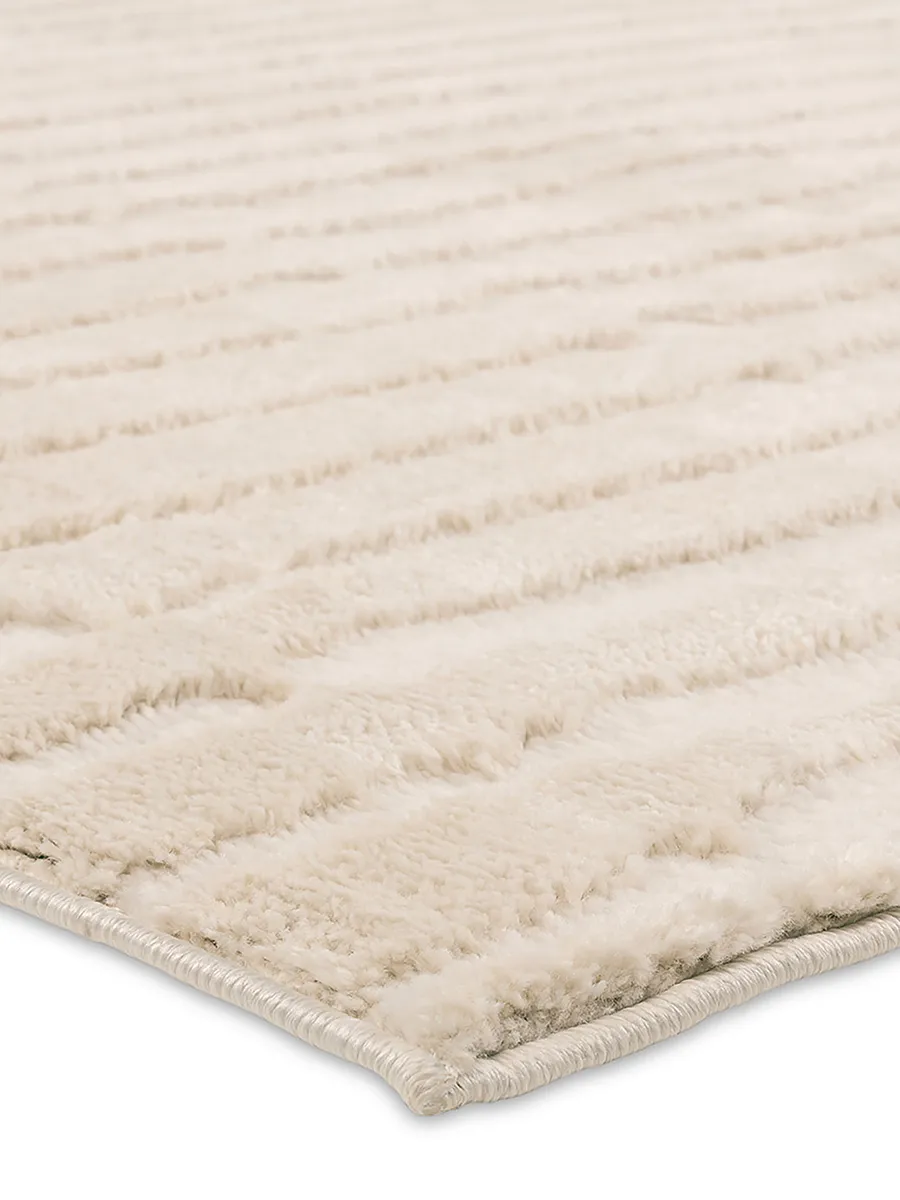 Calix By Nikki Chu Terza White 2'5" x 10' Runner Rug