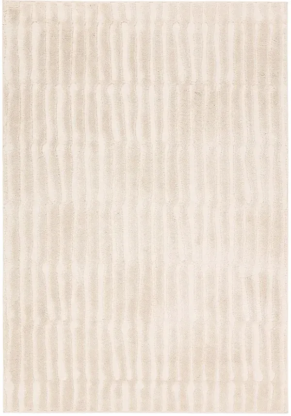 Calix By Nikki Chu Terza White 2'5" x 10' Runner Rug