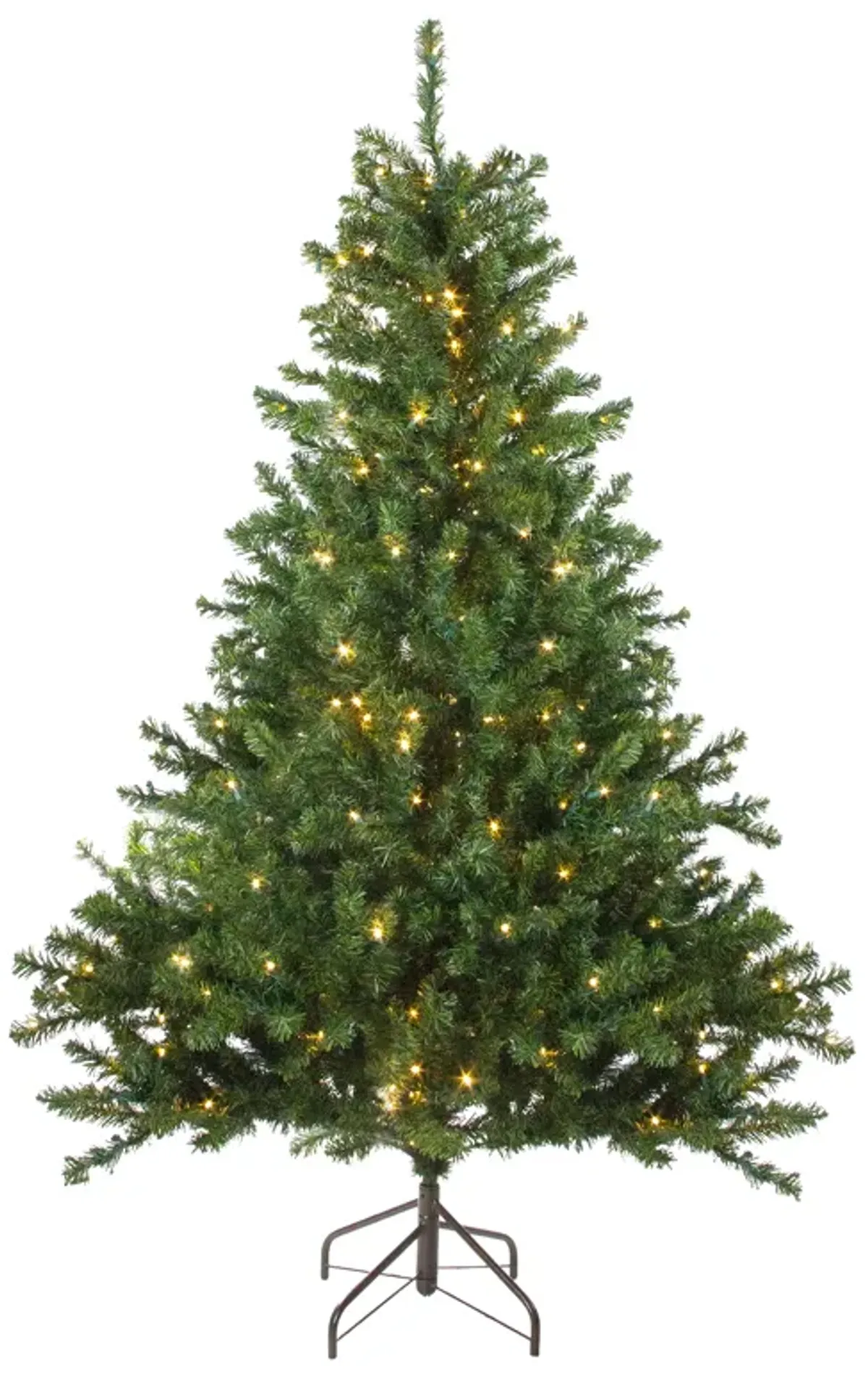 10' Pre-Lit Medium Canadian Pine Candlelight LED Artificial Christmas Tree - Clear Lights