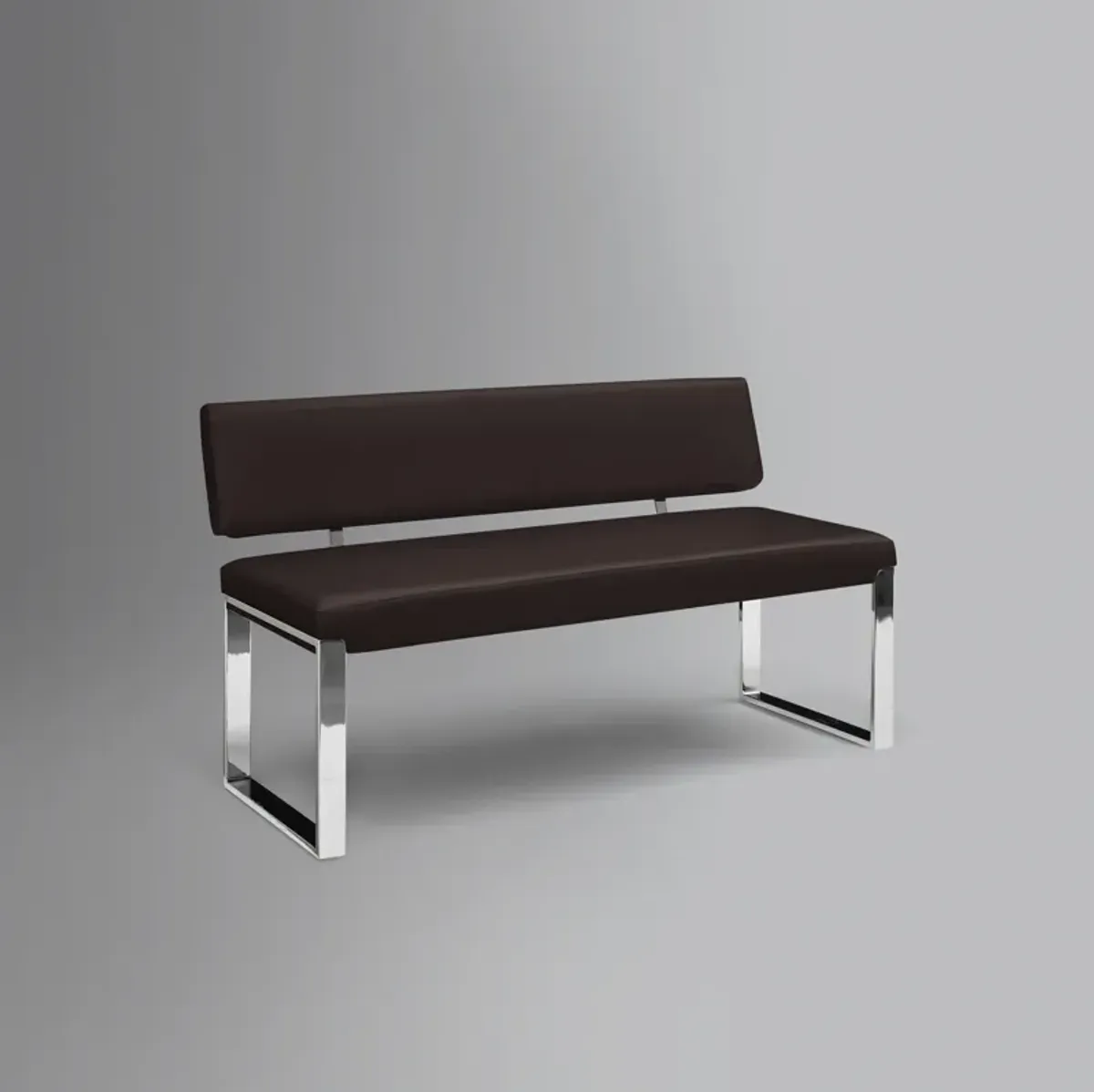 Inspired Home Anika Leather PU Bench