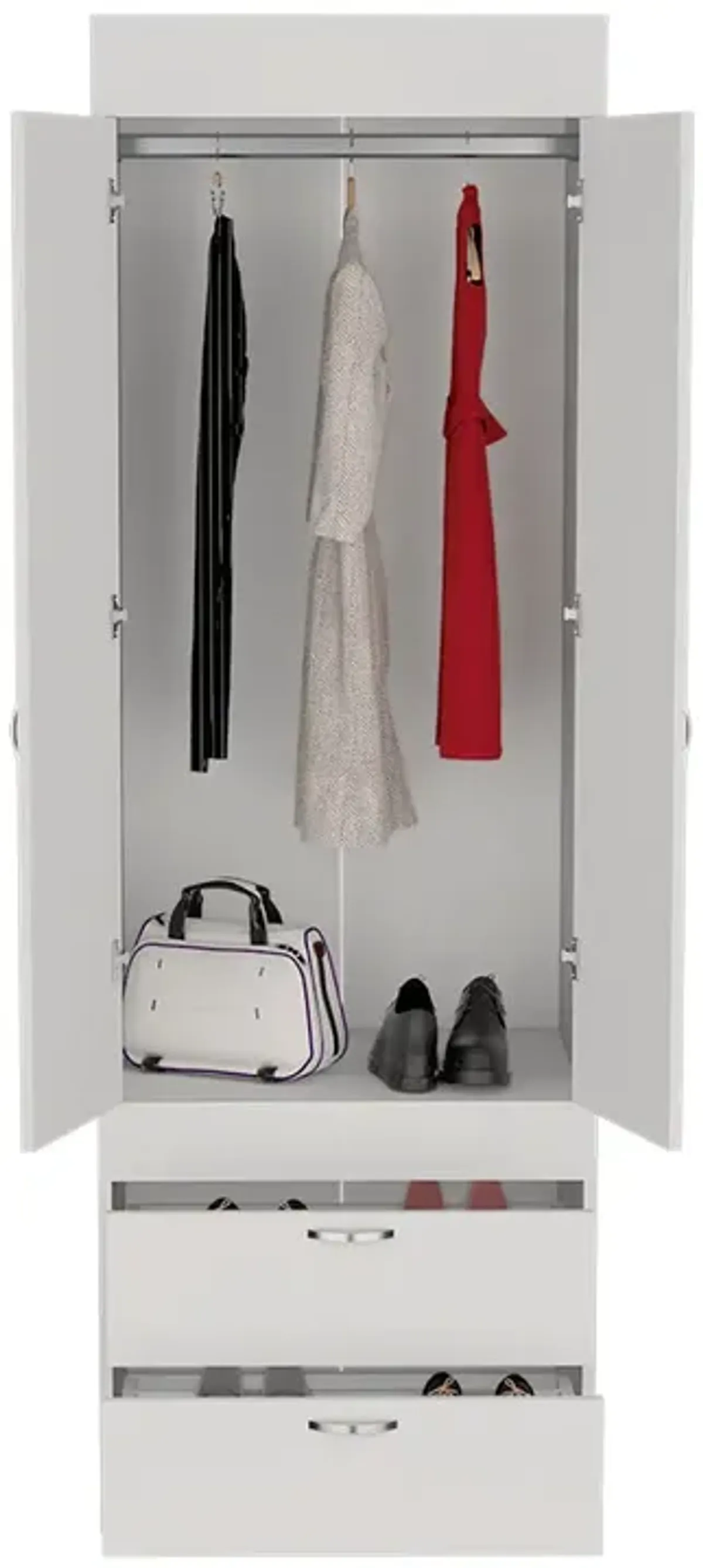 Armoire Tarento, Bedroom, White