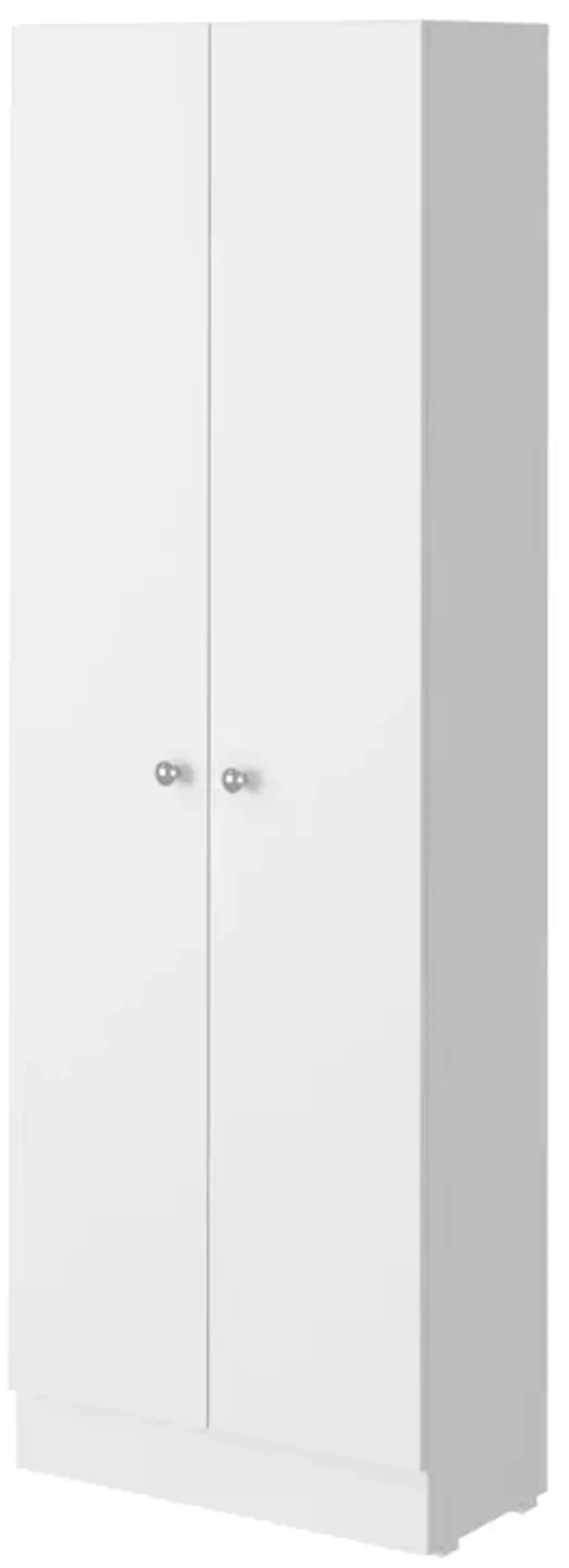 Storage Cabinet Pipestone, Double Door, White Finish