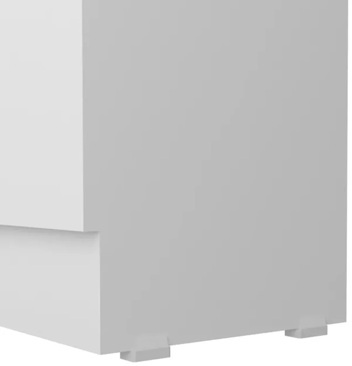 Storage Cabinet Pipestone, Double Door, White Finish