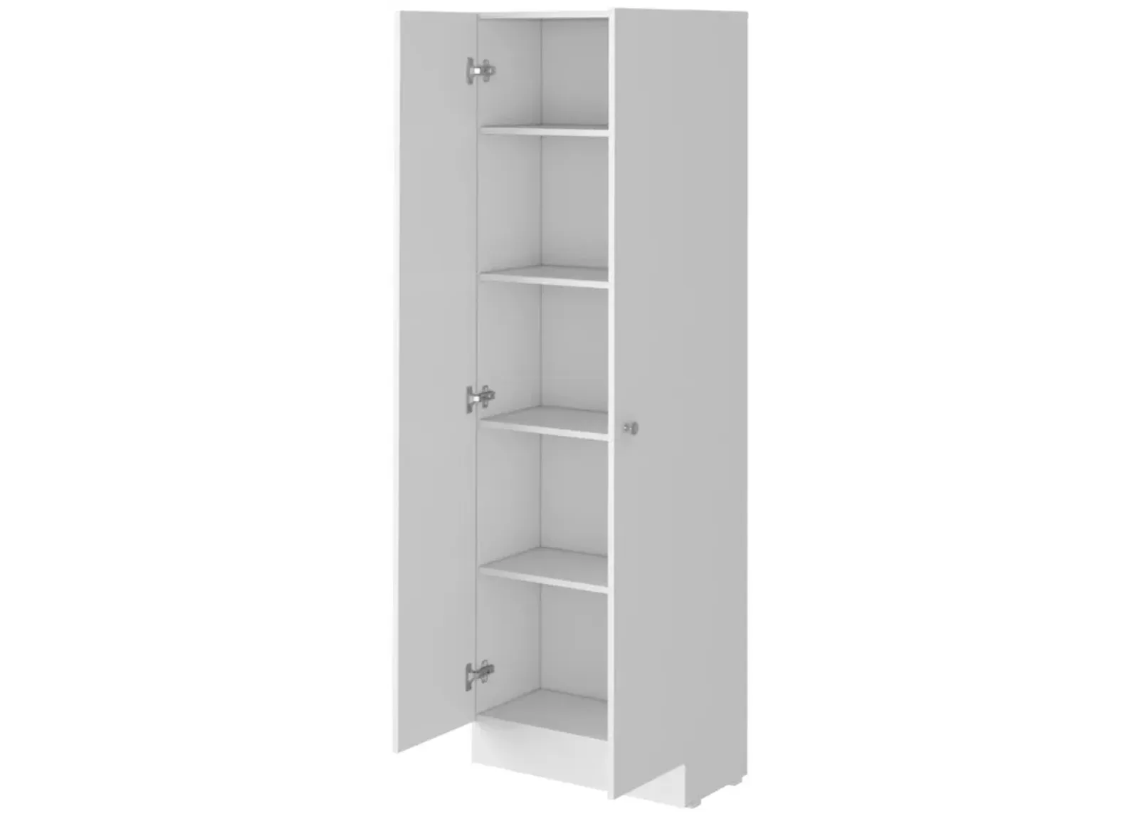 Storage Cabinet Pipestone, Double Door, White Finish