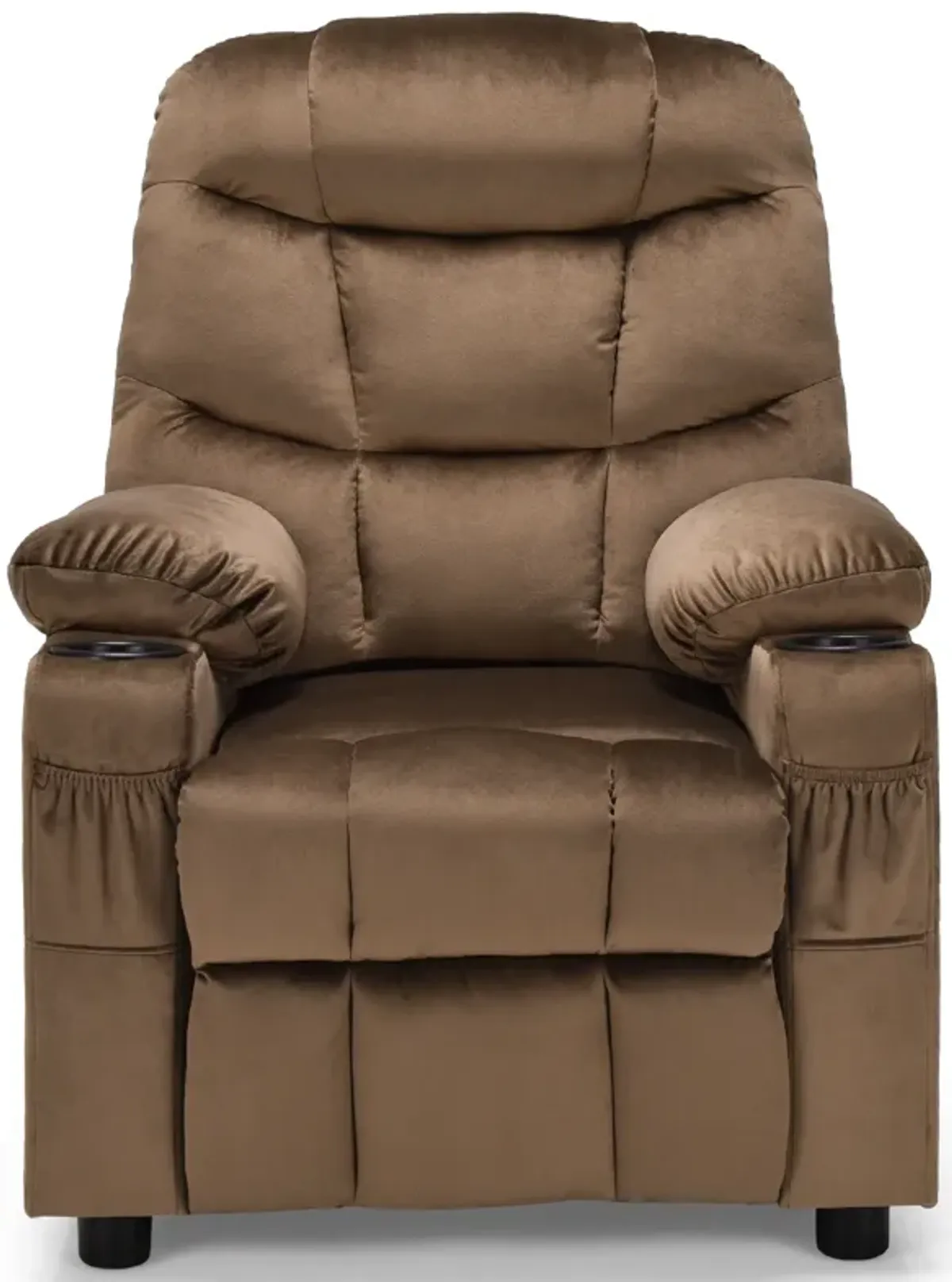 Kids Recliner Chair with Cup Holder and Footrest for Children