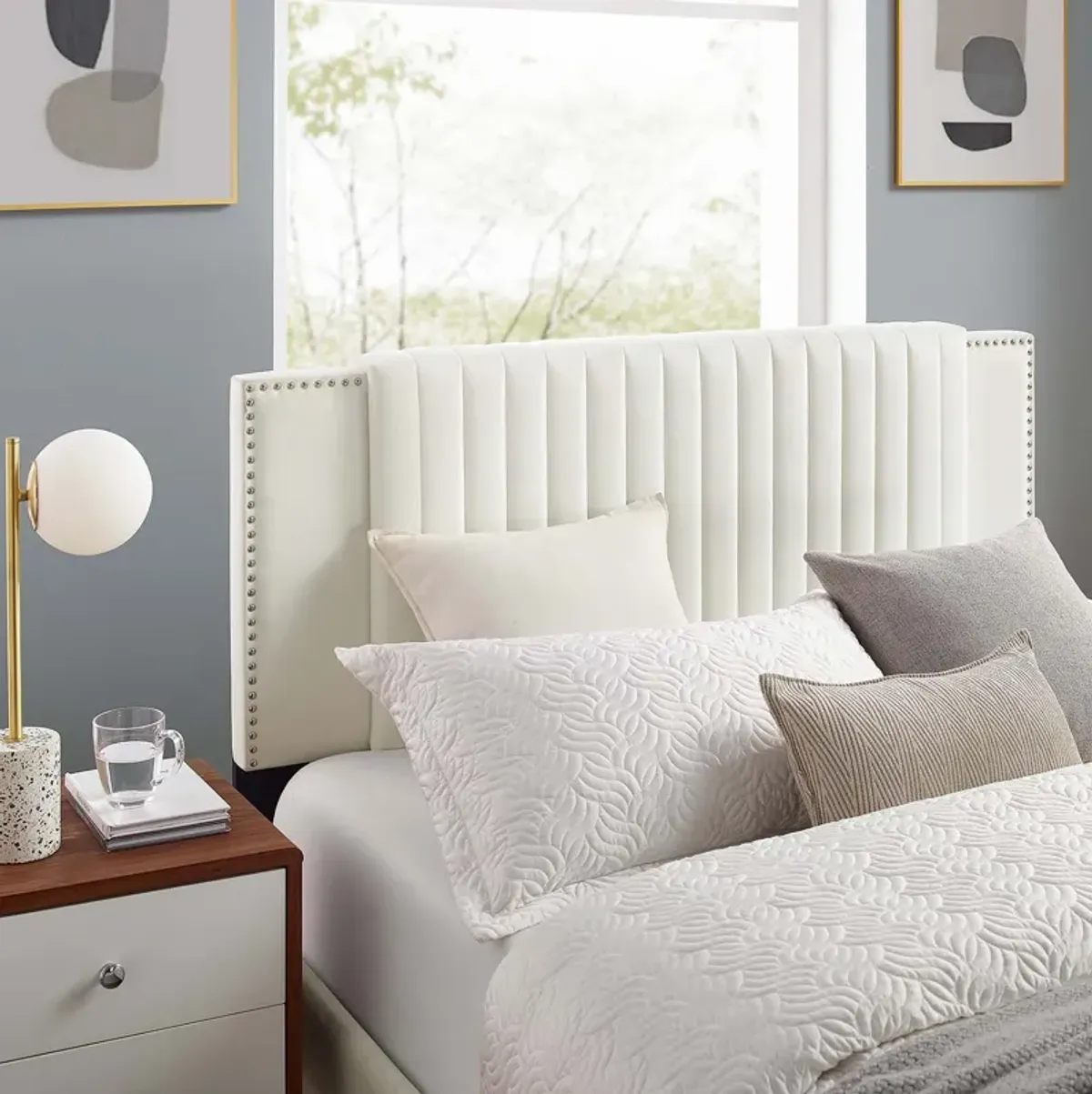 Modway - Zahra Channel Tufted Performance Velvet Twin Platform Bed