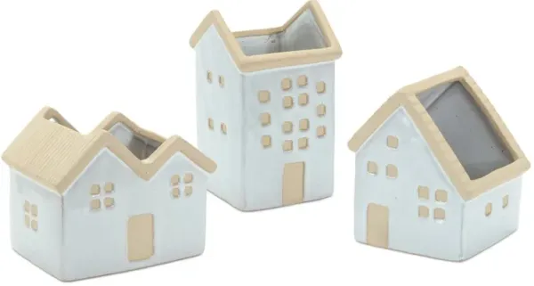 Charming House Planter for Whimsical Garden and Home Décor (Set of 3)
