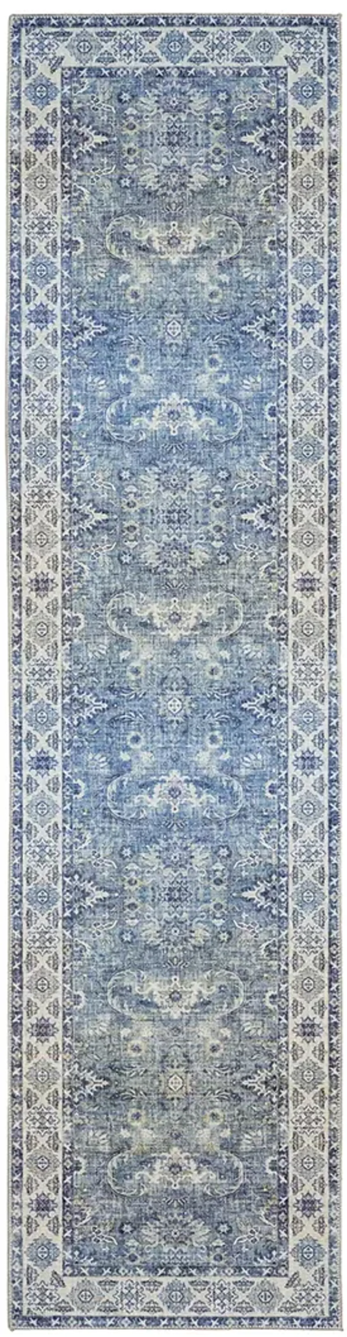 Myers Park 2' x 8' Blue Rug