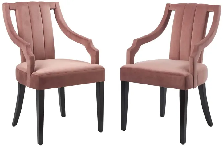 Virtue Performance Velvet Dining Chairs - Set of 2