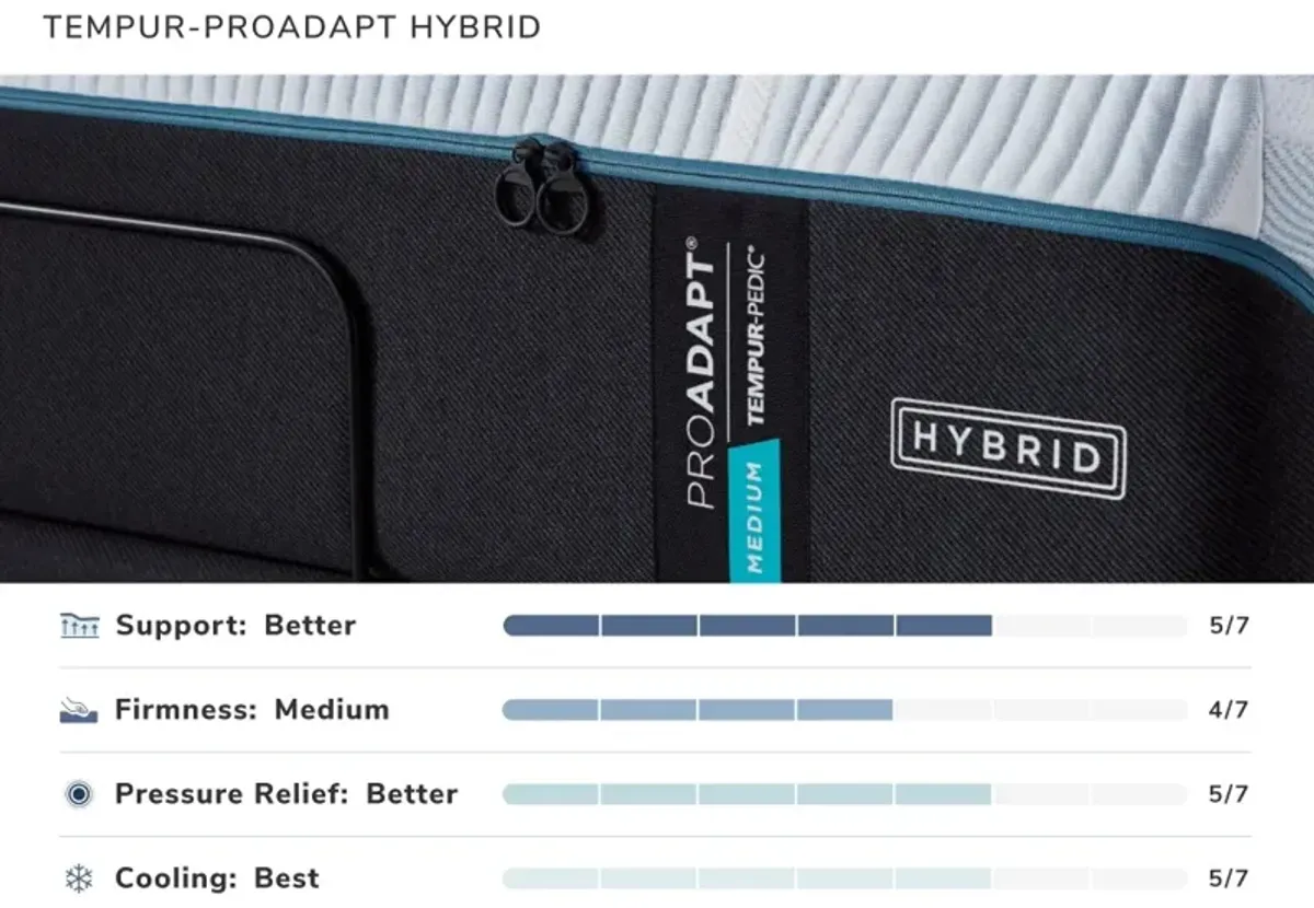 Tempur Pedic Pro-adapt Hybrid King Mattress