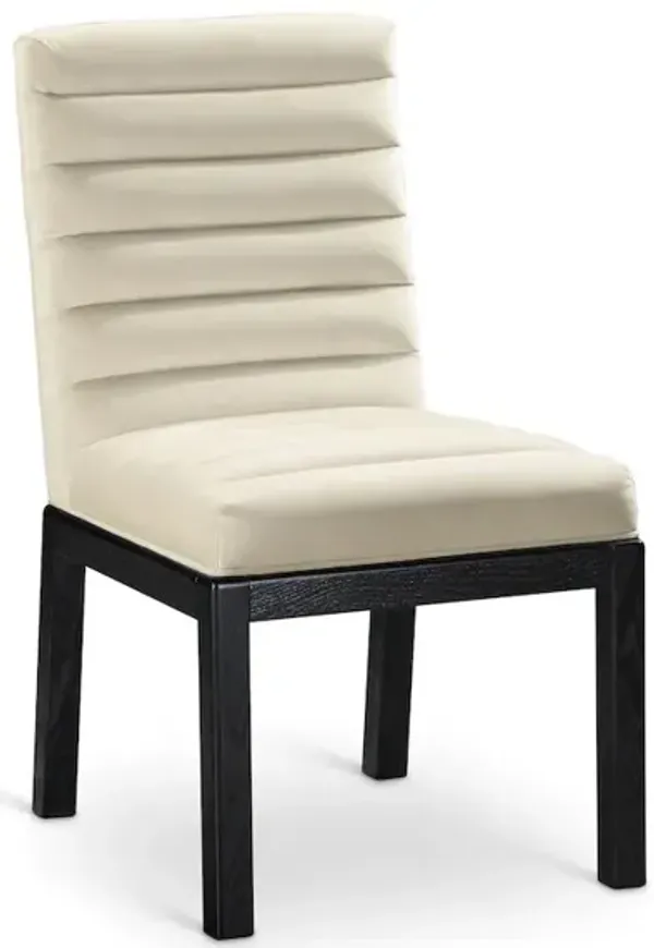 Meridian Furniture Evelyn Beige Velvet Dining Chair