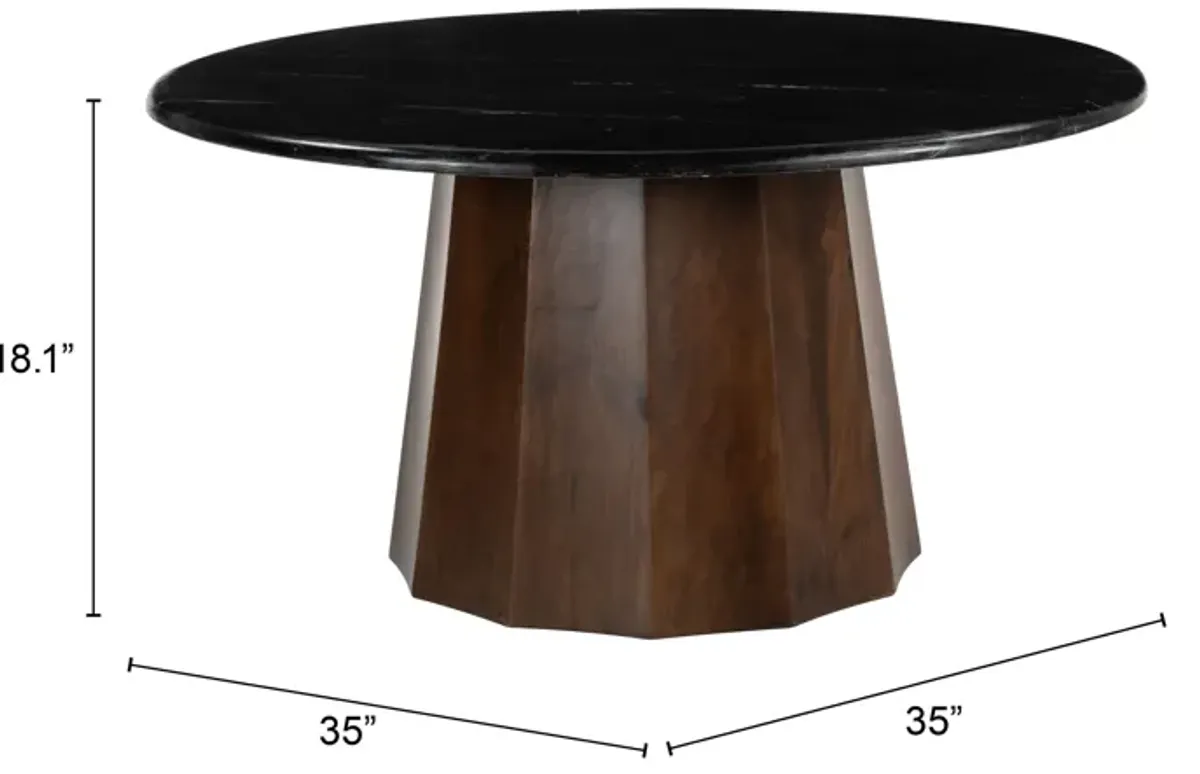 Aipe Coffee Table Black & Brown